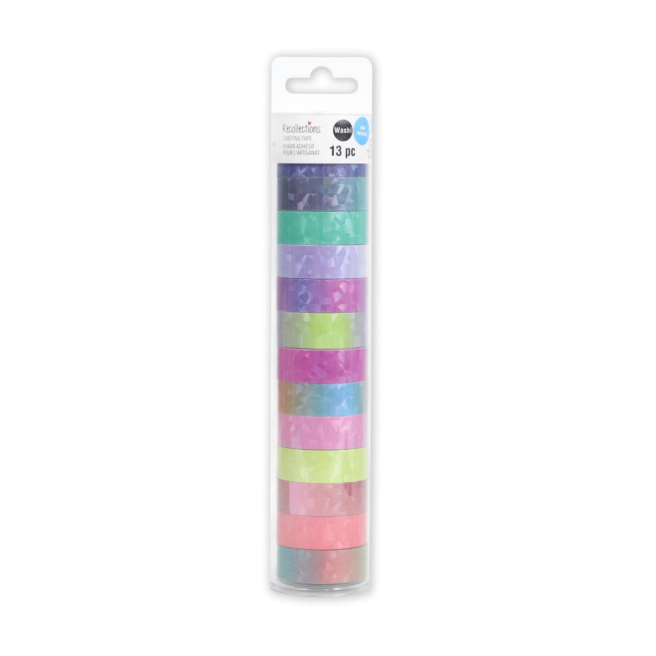 12 Pack: Ombre Rainbow Crafting Washi Tape Set by Recollections™